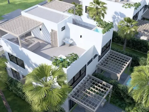D Modern Bedroom Townhouse for Sale in Sole Mio Punta Cana ()