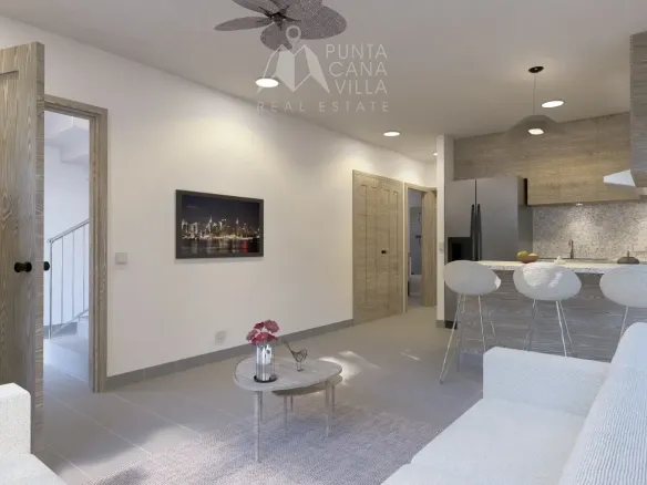D Modern Bedroom Townhouse for Sale in Sole Mio Punta Cana ()