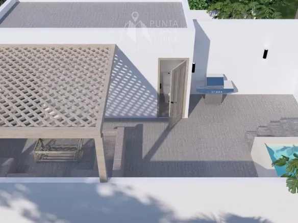 D Modern Bedroom Townhouse for Sale in Sole Mio Punta Cana ()