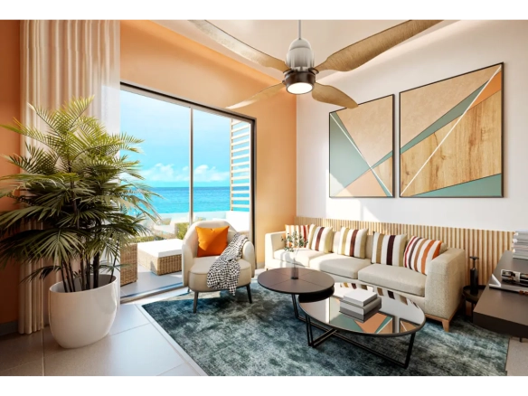 ID Spacious Vista Cana Penthouse for Sale at Palms with Terrace and Elevator ()