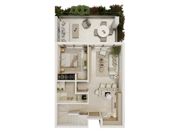 ID Palm Bayahibe Penthouse for Sale – BR with Rooftop Jacuzzi ()