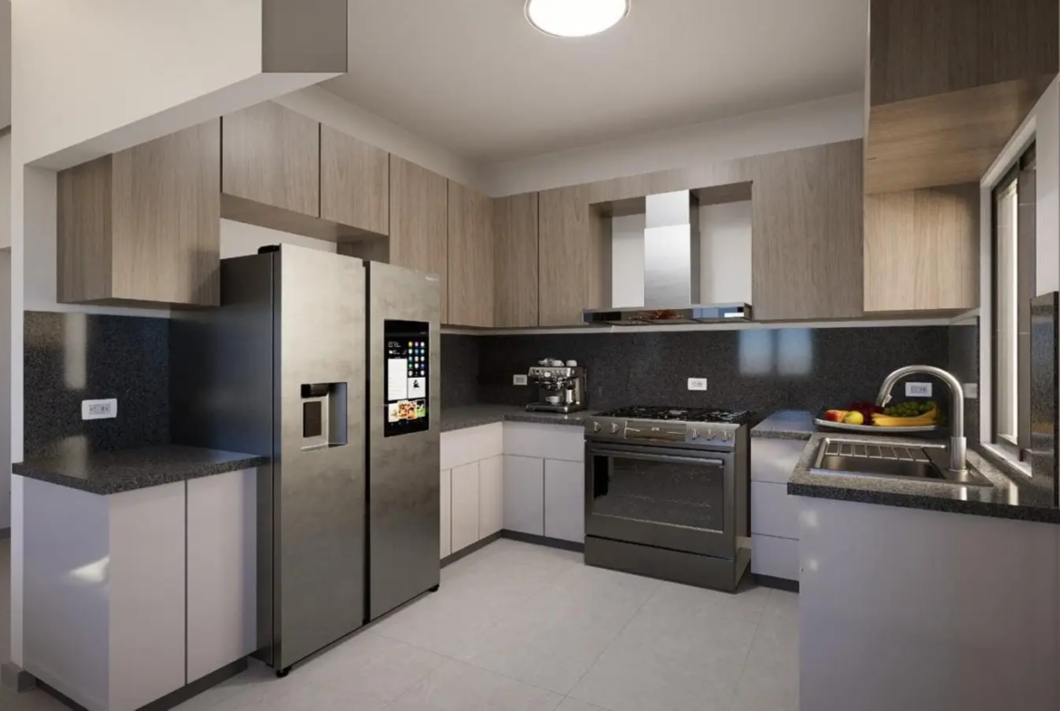 ID , Modern Bedroom Townhouse for Sale in Punta Cana Private Pool ()