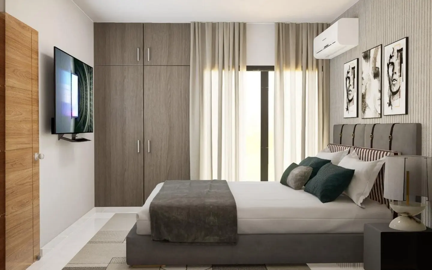 ID , Modern Bedroom Townhouse for Sale in Punta Cana Private Pool ()