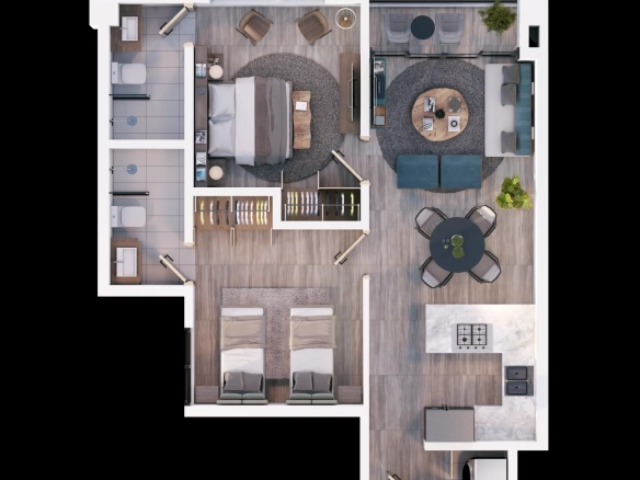 ID Ocean Breezes & Golden Sands Exclusive BR Terrace Suite at Vientos del Mar, Juan Dolio ()