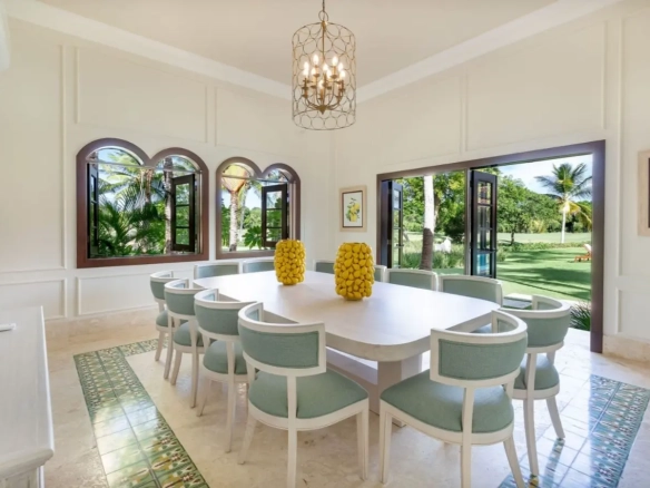 ID , Arrecife Villa Four Bedrooms of Pure Golf and Ocean Frontage at Punta Cana Resort ()