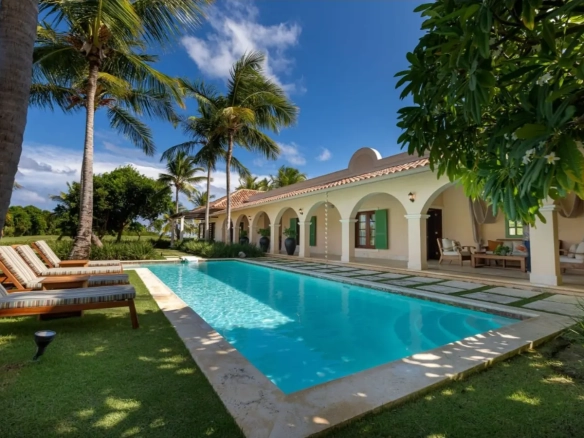 ID , Arrecife Villa Four Bedrooms of Pure Golf and Ocean Frontage at Punta Cana Resort ()