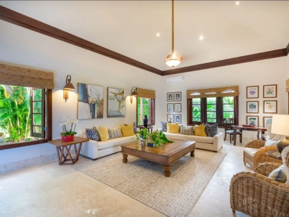 ID , Arrecife Villa Four Bedrooms of Pure Golf and Ocean Frontage at Punta Cana Resort ()