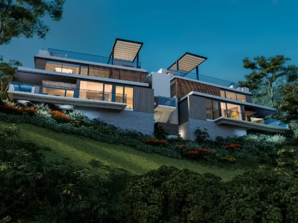 ID Own a Stunning Sea View BR Penthouse in El Faro Blu, Terrenas ()