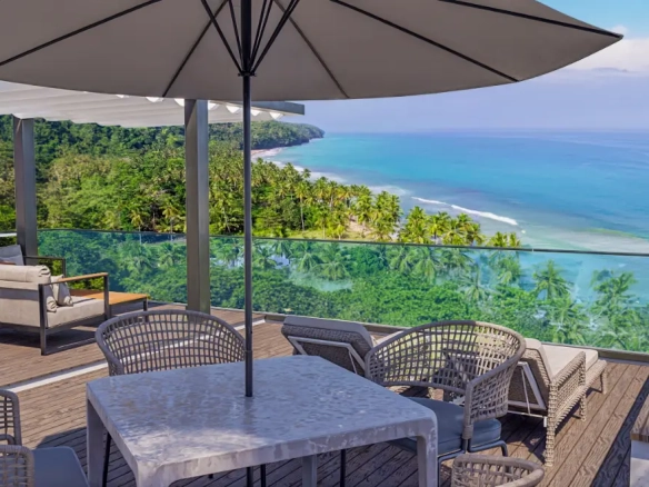 ID Samaná Escape Stylish Bedroom Ocean View Apartment with Jacuzzi at El Faro Blu Terrenas ()