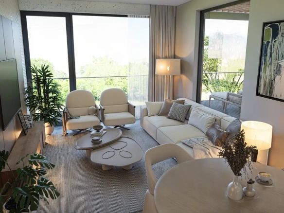 ID Samaná Escape Stylish Bedroom Ocean View Apartment with Jacuzzi at El Faro Blu Terrenas ()