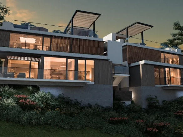 ID Samaná Escape Stylish Bedroom Ocean View Apartment with Jacuzzi at El Faro Blu Terrenas ()