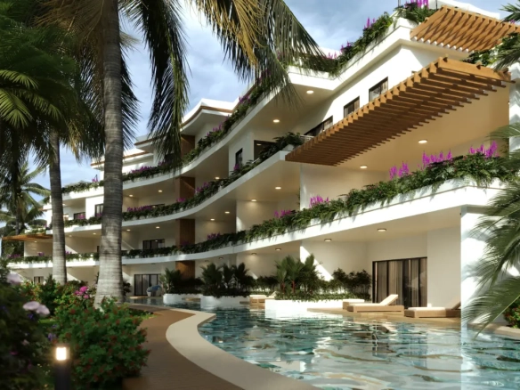 ID Live the Caribbean Dream Chic Furnished Bed Retreat at Turquesa Town, Samana ()