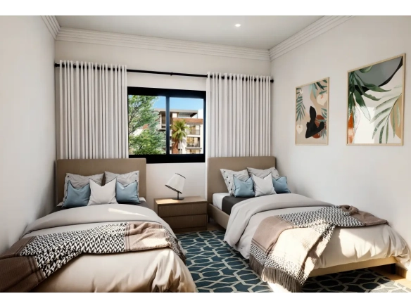 ID Elegant Two Bedroom Residence with Balcony at Araya Residences, Punta Cana ()