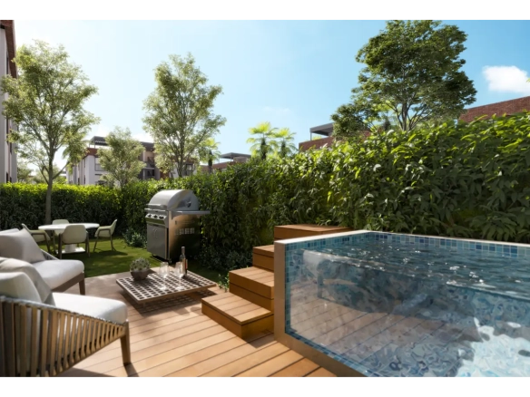 ID Elegant Two Bedroom Residence with Balcony at Araya Residences, Punta Cana ()