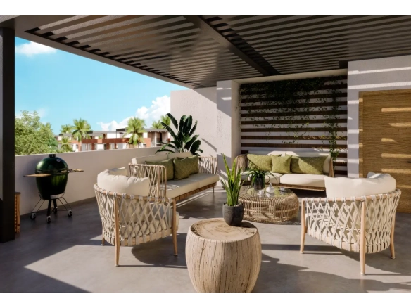 ID Elegant Two Bedroom Residence with Balcony at Araya Residences, Punta Cana ()