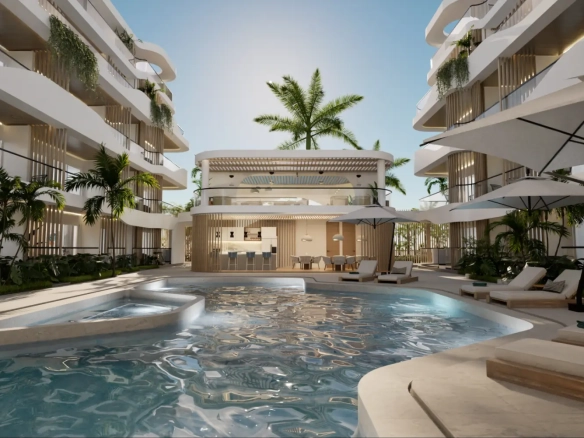 ID Sun Drenched Bliss in La Romana Luxury Bedroom Retreat at Marena Residences with Pool ()