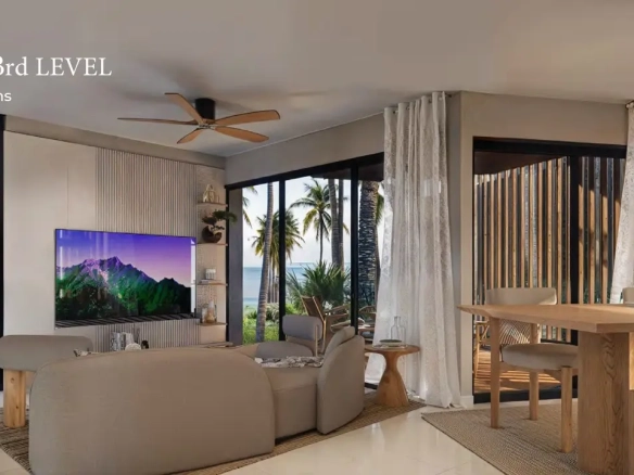 ID Own a Bedroom Oceanfront Retreat in Akkana Samaná Featuring Pools, a Beach Club, and Modern Coworking Amenities ()