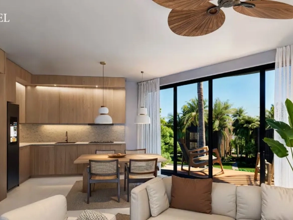 ID Own a Bedroom Oceanfront Retreat in Akkana Samaná Featuring Pools, a Beach Club, and Modern Coworking Amenities ()