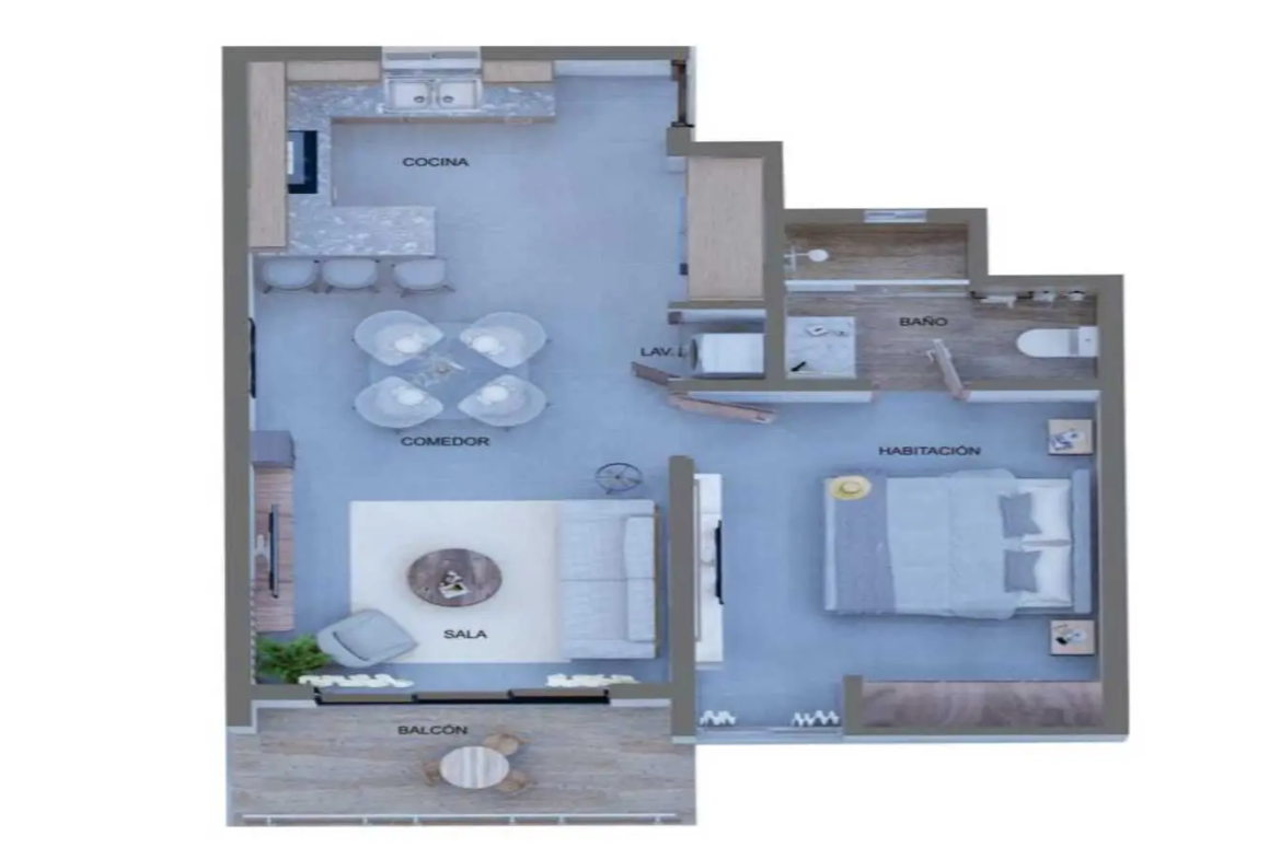 ID , Prime Investment Bedroom Condo for Sale in Bavaro, El Cortesito ()