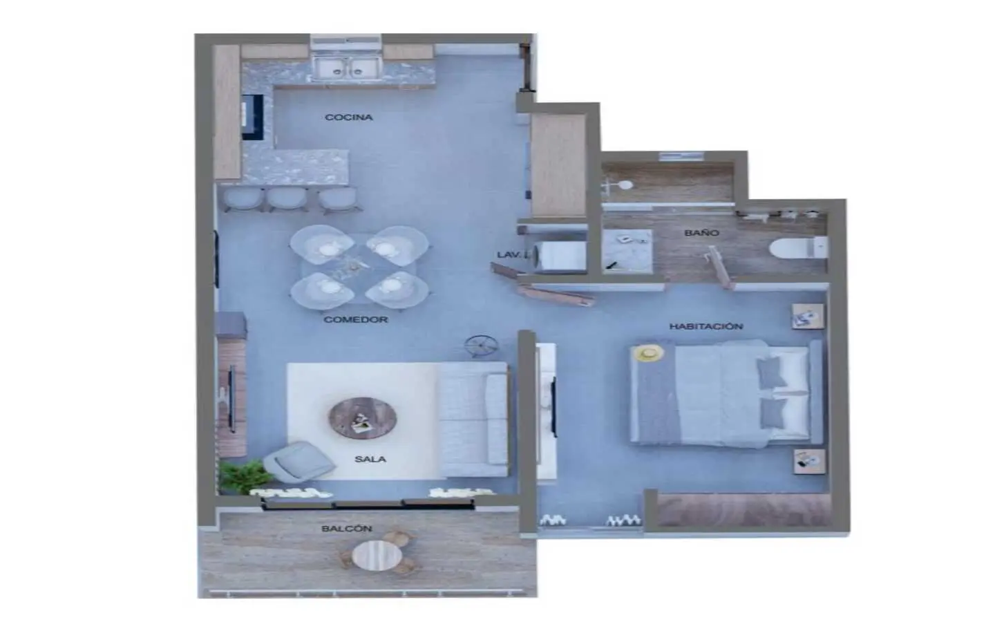 ID , Prime Investment Bedroom Condo for Sale in Bavaro, El Cortesito ()