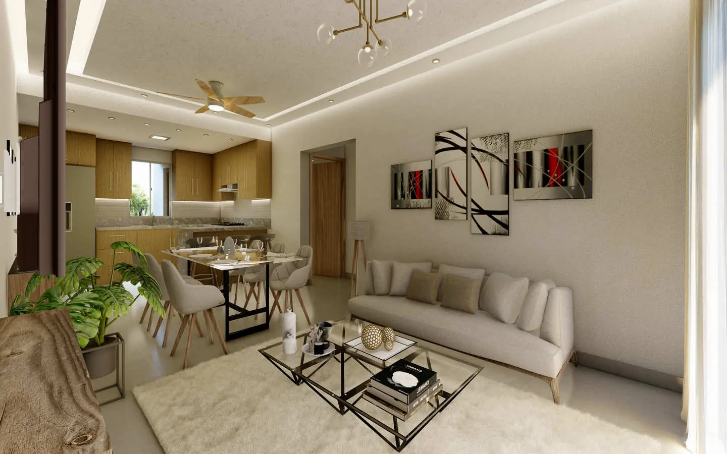 ID , Stunning Bedroom Condo in El Cortesito, the Heart of Bavaro, Punta Cana ()