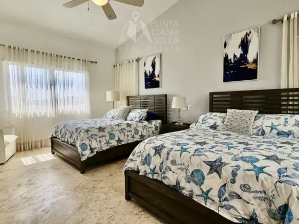 ID Elegant Bedroom Luxury Home Villa Algarrobo for Sale in Punta Cana Village ()