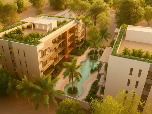 ID Elegant Bedroom Apartment for Sale at Blend Residences in Bayahibe, La Romana ()
