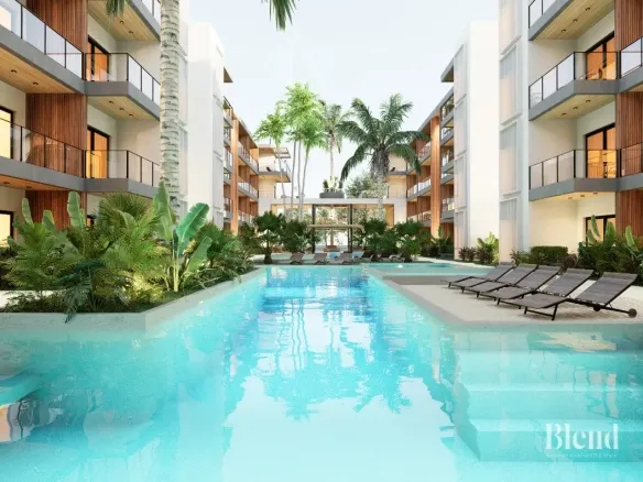 ID Elegant Bedroom Apartment for Sale at Blend Residences in Bayahibe, La Romana ()