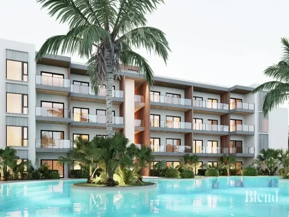 ID Elegant Bedroom Apartment for Sale at Blend Residences in Bayahibe, La Romana ()