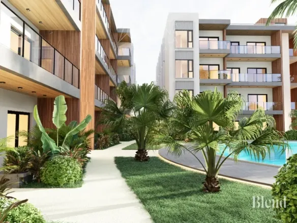 ID Elegant Bedroom Apartment for Sale at Blend Residences in Bayahibe, La Romana ()