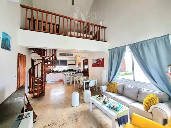 ID Exclusive Bedroom Beachfront Penthouse in Playa Turquesa, Bavaro for Sale ()