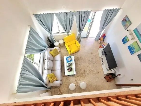ID Exclusive Bedroom Beachfront Penthouse in Playa Turquesa, Bavaro for Sale ()