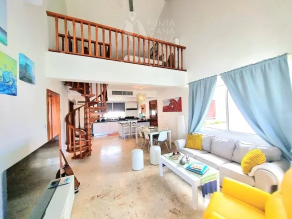 ID Exclusive Bedroom Beachfront Penthouse in Playa Turquesa, Bavaro for Sale ()