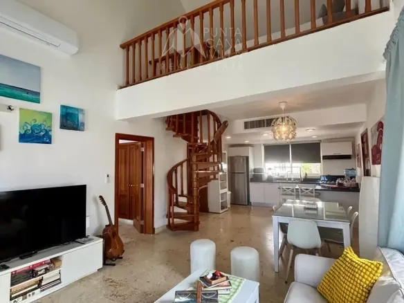 ID Exclusive Bedroom Beachfront Penthouse in Playa Turquesa, Bavaro for Sale ()