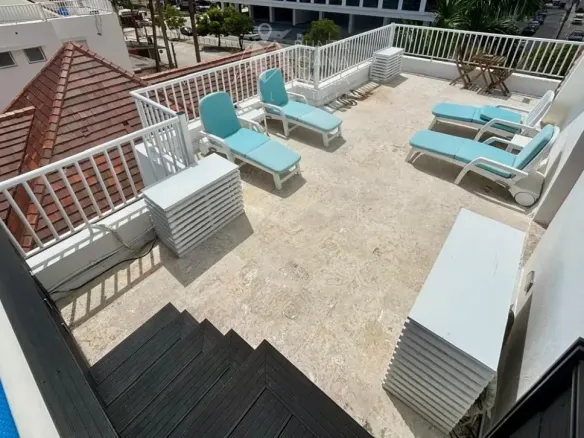 ID Exclusive Bedroom Beachfront Penthouse in Playa Turquesa, Bavaro for Sale ()