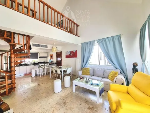 ID Exclusive Bedroom Beachfront Penthouse in Playa Turquesa, Bavaro for Sale ()