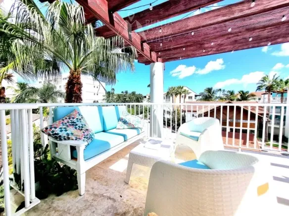ID Exclusive Bedroom Beachfront Penthouse in Playa Turquesa, Bavaro for Sale ()