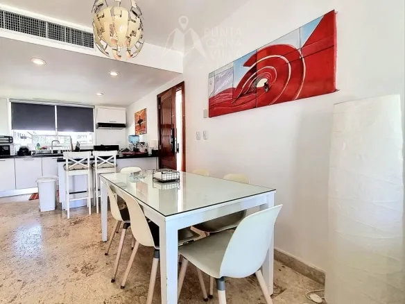 ID Exclusive Bedroom Beachfront Penthouse in Playa Turquesa, Bavaro for Sale ()