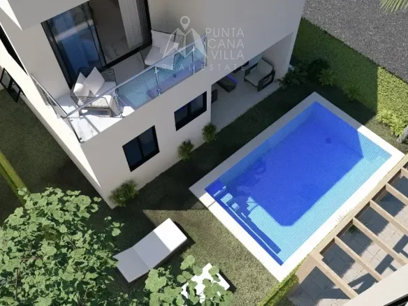 ID Elegant Bedroom Villa for Sale at Villas Gardenias, Verón – Punta Cana ()